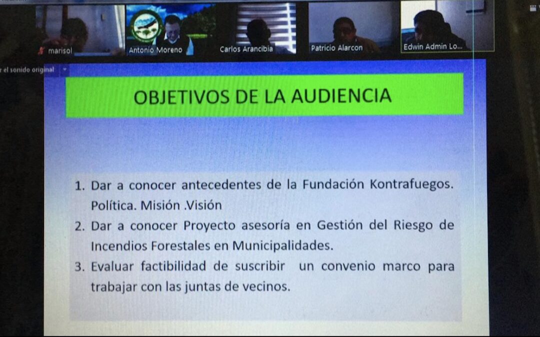 Reunión Municipalidad Los Sauces.