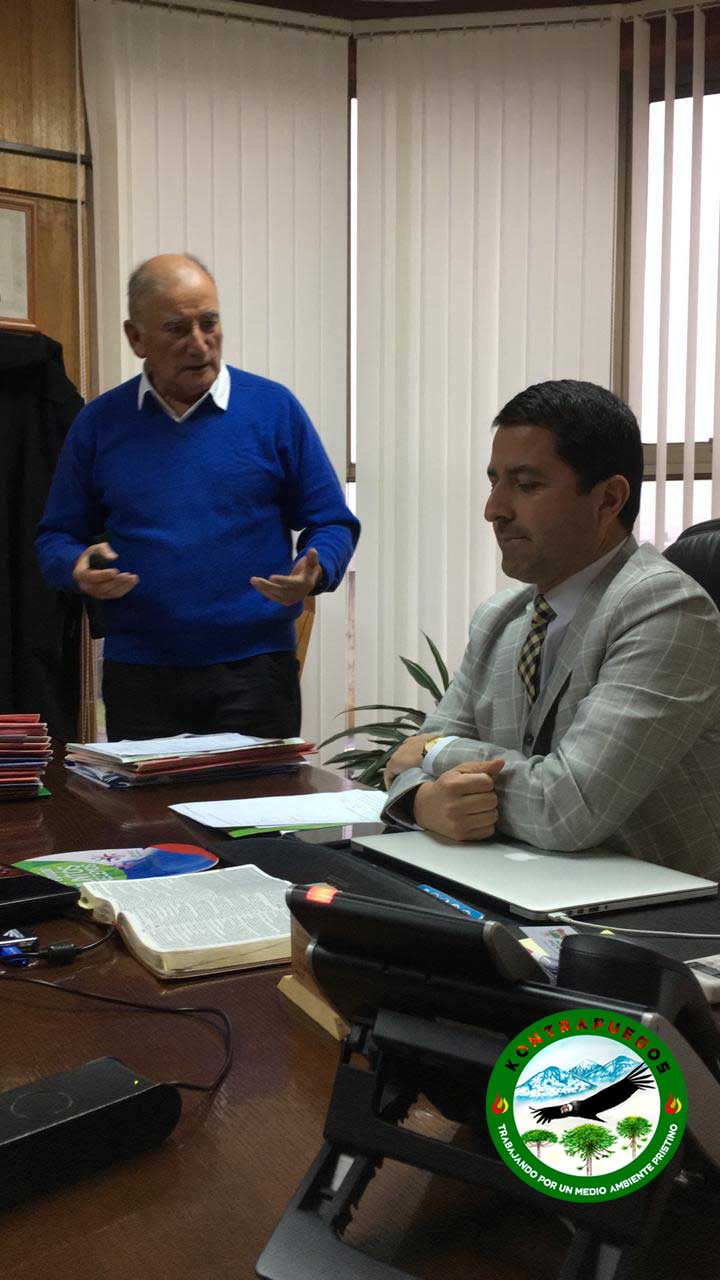 Reunión con Alcalde de Municipalidad de Cabrero