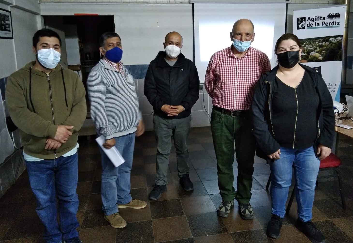 Reunión con junta de vecinos sector Agüita de la perdiz, Concepción.